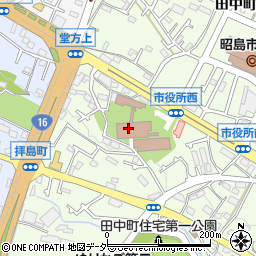 昭島市西部地域包括支援センター　愛全園周辺の地図