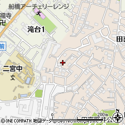 千葉県船橋市田喜野井5丁目6周辺の地図