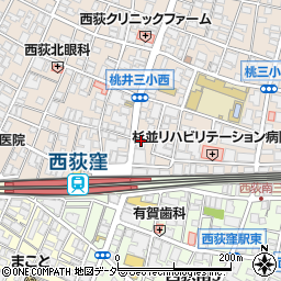 ローソン西荻窪駅北店周辺の地図