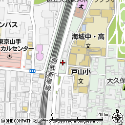 ＪＲ東日本戸山寮周辺の地図
