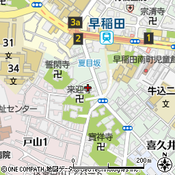 東京都新宿区喜久井町51周辺の地図