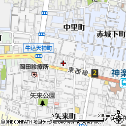 東京都新宿区天神町12周辺の地図