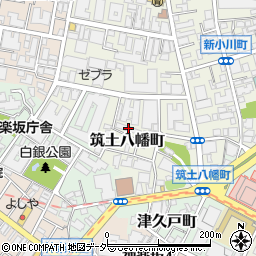 東京都新宿区筑土八幡町4-6周辺の地図