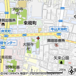 東京都新宿区榎町48周辺の地図