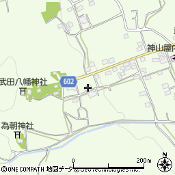 山梨県韮崎市神山町北宮地1141周辺の地図