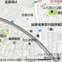 プレミアムキューブＧ北新宿周辺の地図