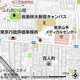 新宿サンパークホテル周辺の地図
