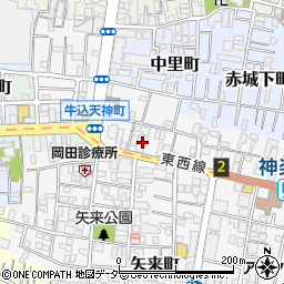 東京都新宿区天神町10周辺の地図