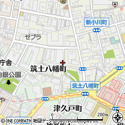 東京都新宿区筑土八幡町4-21周辺の地図