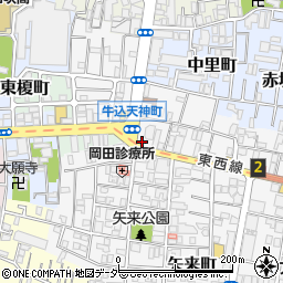 東京都新宿区天神町3周辺の地図