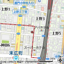 東京都千代田区外神田5丁目4-10周辺の地図