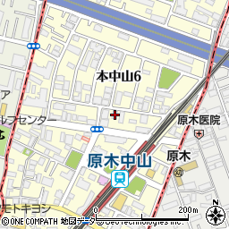 千葉県船橋市本中山6丁目5-14周辺の地図