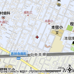 ナビパーク吉祥寺東町第２駐車場周辺の地図