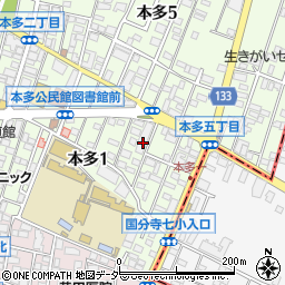 〒185-0011 東京都国分寺市本多の地図