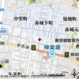 東京都新宿区矢来町148周辺の地図