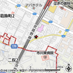 ＥＮＥＯＳ西船橋駅前ＳＳ周辺の地図