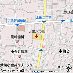 デニーズ小金井本町店周辺の地図