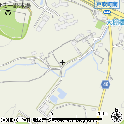 東京都八王子市戸吹町1538-1周辺の地図