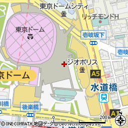 東京ドームアルバイトセンター周辺の地図