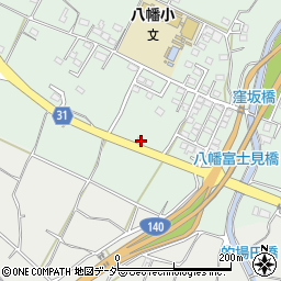 山梨県山梨市北2150周辺の地図