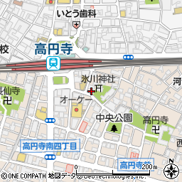 ネゴンボ33 高円寺周辺の地図