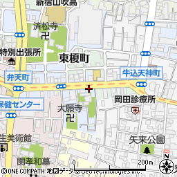 東京都新宿区榎町47周辺の地図