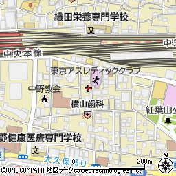 東京都中野区中野2丁目13-29周辺の地図
