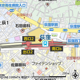 株式会社ルミネ　荻窪店４Ｆパスピエ周辺の地図