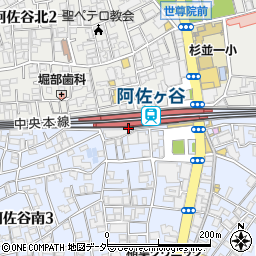 ショップインコスメティーカ　阿佐ヶ谷ダイヤ街店周辺の地図