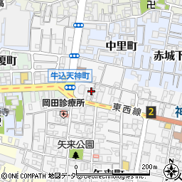東京都新宿区天神町7周辺の地図