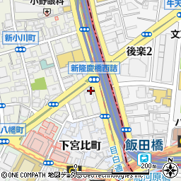 東京都新宿区新小川町1周辺の地図