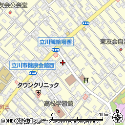 立川中央専売所営業本部周辺の地図