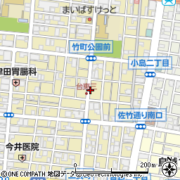 ユンチャン韓国家庭料理周辺の地図