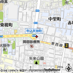 東京都新宿区天神町2周辺の地図