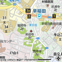 東京都新宿区喜久井町46周辺の地図