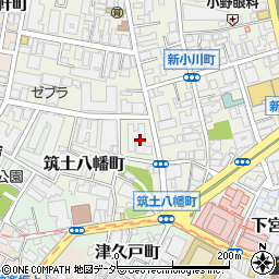 東京都新宿区筑土八幡町3周辺の地図