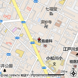東京靴流通センター　平井店周辺の地図
