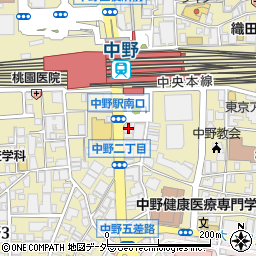 三井住友銀行中野南口 ＡＴＭ周辺の地図