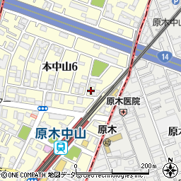 千葉県船橋市本中山6丁目3-10周辺の地図