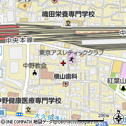 東京都中野区中野2丁目13-20周辺の地図