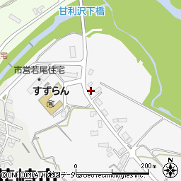 山梨県韮崎市大草町若尾171周辺の地図