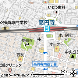 回転寿司みさき高円寺パル商店街店周辺の地図