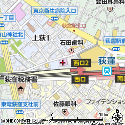 東京荻窪天然温泉なごみの湯周辺の地図