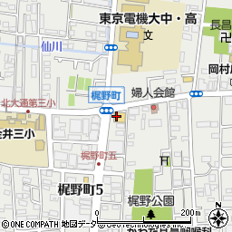 華屋与兵衛 東小金井店周辺の地図