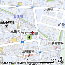 三井造船船橋社宅周辺の地図