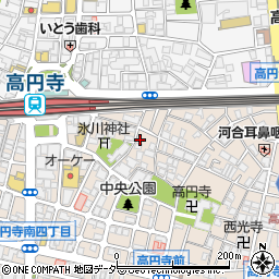 ＣＡＲＡＲＵ高円寺周辺の地図
