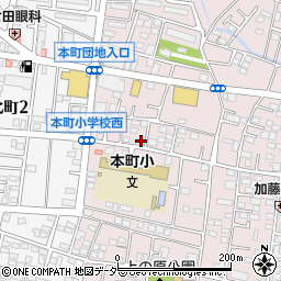 小金井祭典周辺の地図