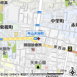 東京都新宿区天神町1周辺の地図