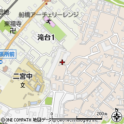 千葉県船橋市田喜野井5丁目2周辺の地図