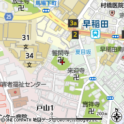 東京都新宿区喜久井町61周辺の地図